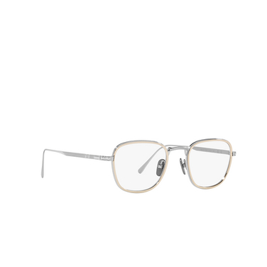 Persol PO5007VT Eyeglasses 8010 silver/gold - three-quarters view