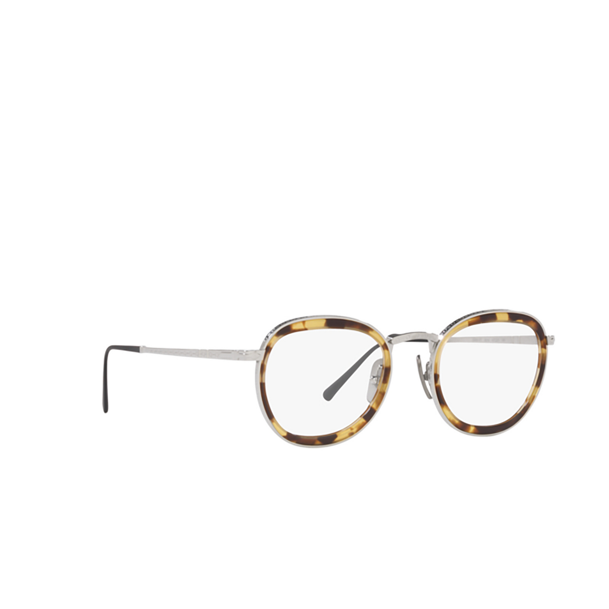 Persol PO5009VT Eyeglasses 8014 Silver - three-quarters view
