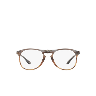 Persol PO9714VM Eyeglasses 1137 opal brown embedding - front view