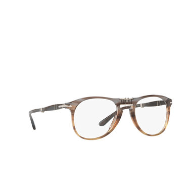 Persol PO9714VM Eyeglasses 1137 opal brown embedding - three-quarters view