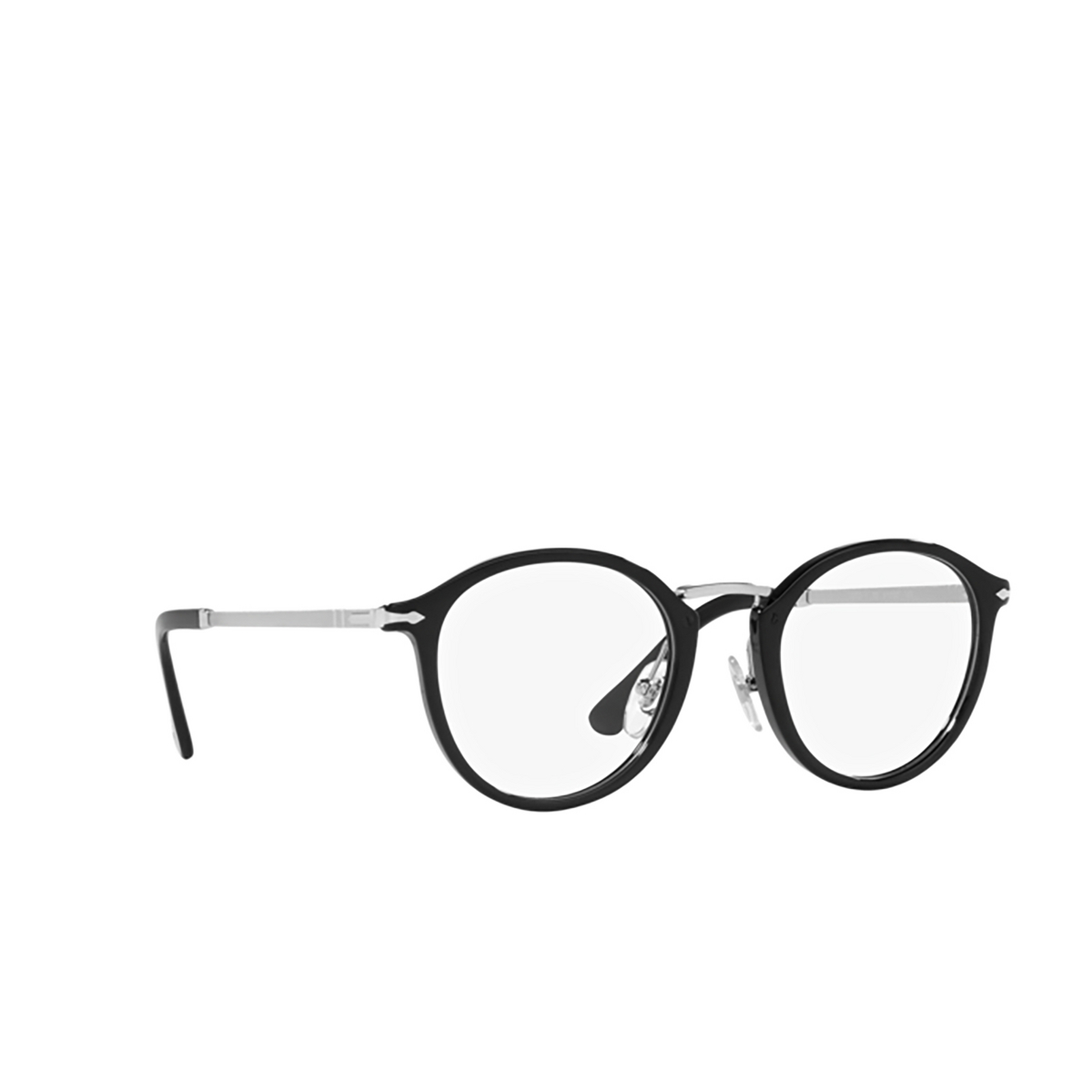 Persol VICO Eyeglasses 95 Black - three-quarters view