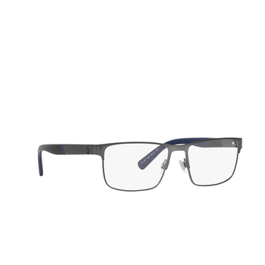 Gafas graduadas Polo Ralph Lauren PH1215 9307 semishiny dark gunmetal - Vista tres cuartos