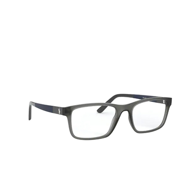 Gafas graduadas Polo Ralph Lauren PH2212 5763 matte transparent grey - Vista tres cuartos