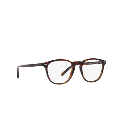 Lunettes de vue Polo Ralph Lauren PH2247 5003 shiny dark havana - Vue trois quarts