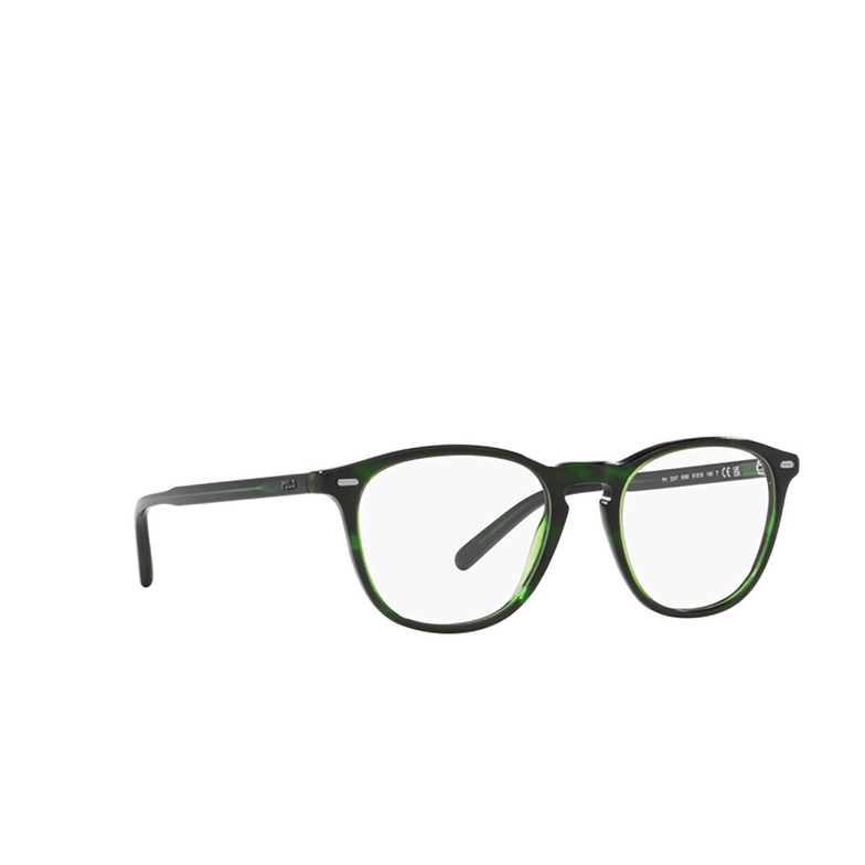 Occhiali da vista Polo Ralph Lauren PH2247 6080 shiny transparent green - 2/3