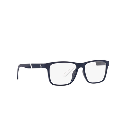 Polo Ralph Lauren PH2257U Eyeglasses 5620 shiny navy blue - three-quarters view