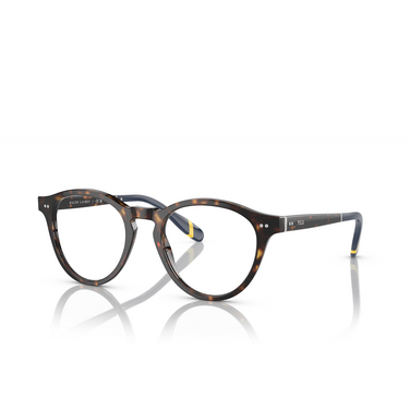 Lunettes de vue Polo Ralph Lauren PH2268 5003 shiny dark havana - Vue trois quarts