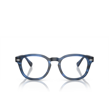 Lunettes de vue Polo Ralph Lauren PH2272 6139 shiny striped blue havana - Vue de face