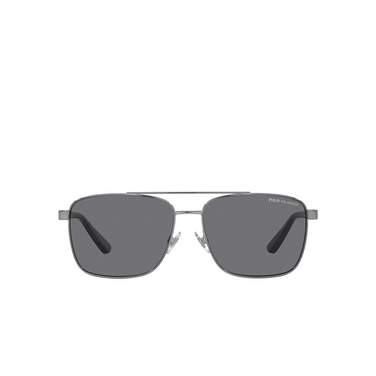 Gafas de sol Polo Ralph Lauren PH3137 900281 shiny gunmetal - Vista delantera