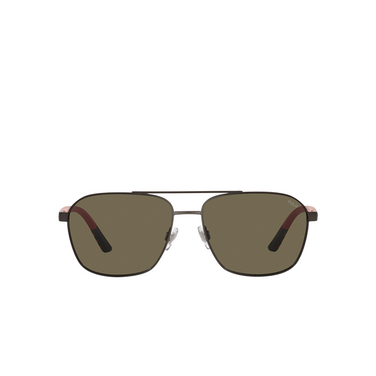 Polo Ralph Lauren PH3140 Sunglasses 9236/3 matte dark gunmetal - front view