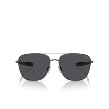 Lunettes de soleil Polo Ralph Lauren PH3147 930787 semishiny dark gunmetal - Vue de face