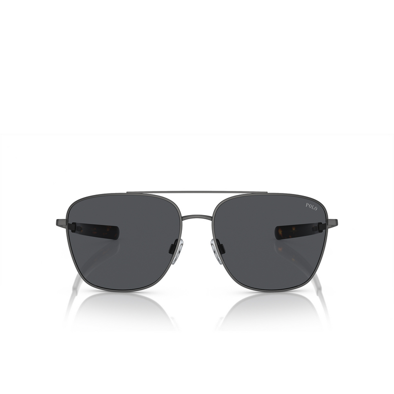 Gafas de sol Polo Ralph Lauren PH3147 930787 semishiny dark gunmetal - 1/3