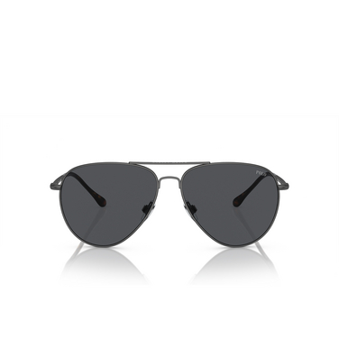 Lunettes de soleil Polo Ralph Lauren PH3148 930787 semishiny dark gunmetal - Vue de face