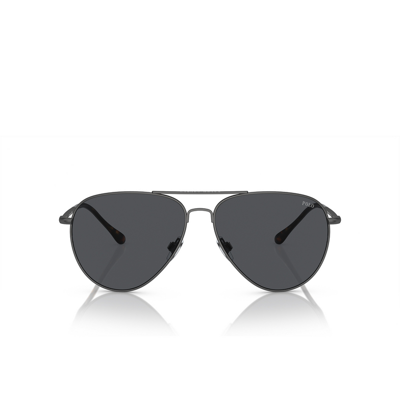 Gafas de sol Polo Ralph Lauren PH3148 930787 semishiny dark gunmetal - 1/3