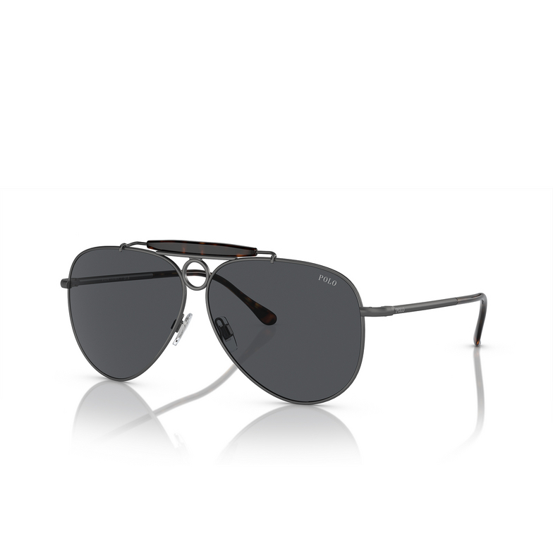 Gafas de sol Polo Ralph Lauren PH3149 930787 semishiny dark gunmetal - 2/3