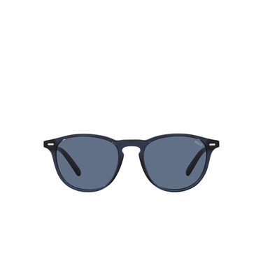 Gafas de sol Polo Ralph Lauren PH4181 547080 shiny transparent navy blue - Vista delantera