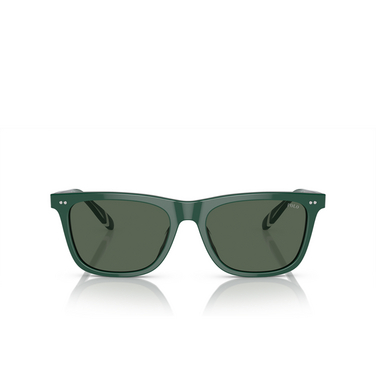 Lunettes de soleil Polo Ralph Lauren PH4205U 614171 shiny green - Vue de face