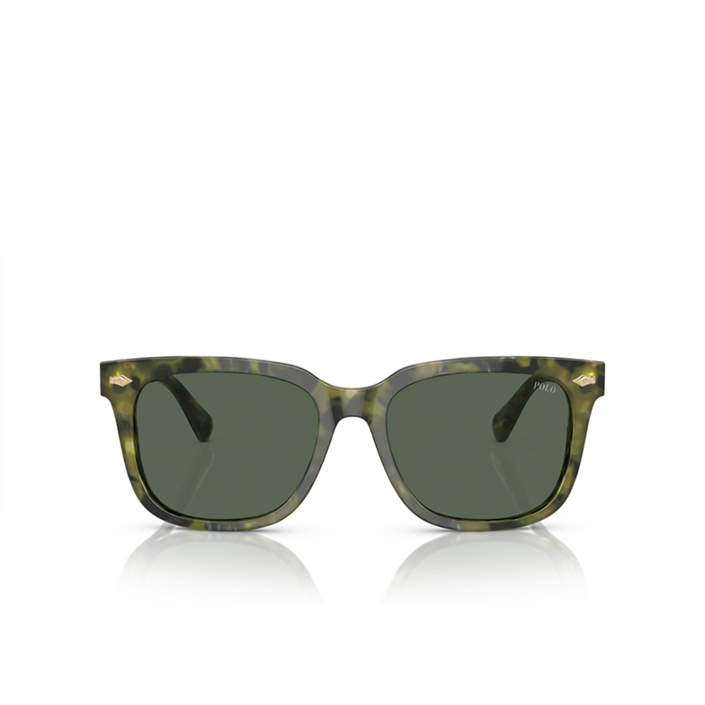 Polo Ralph Lauren PH4210 Sunglasses 543671 shiny green havana - 1/3