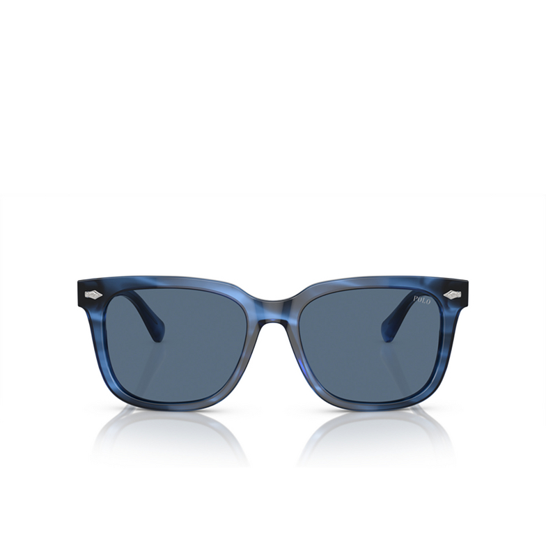 Gafas de sol Polo Ralph Lauren PH4210 613980 shiny striped blue - 1/3