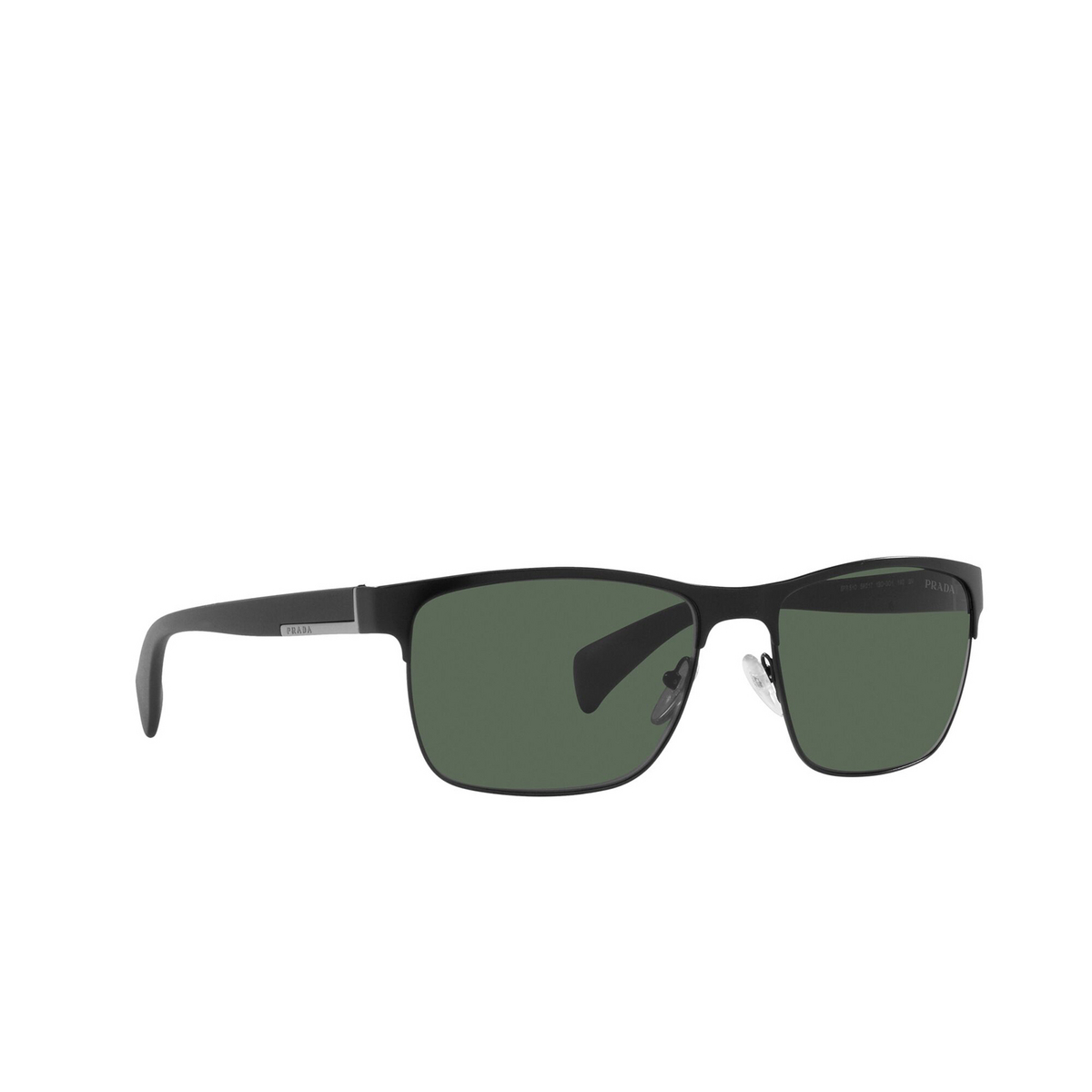 Prada CONCEPTUAL Sunglasses 1BO3O1 Matte Black - three-quarters view