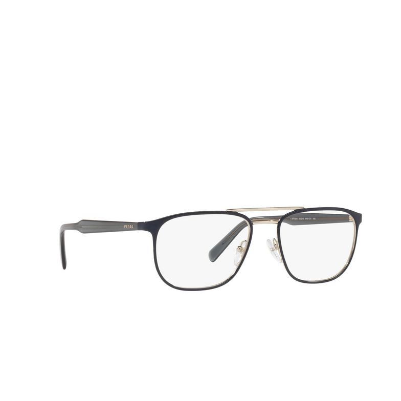 Prada CONCEPTUAL Eyeglasses VH81O1 top blue on gold - 2/4