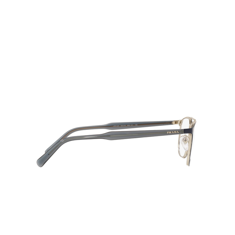 Prada CONCEPTUAL Eyeglasses VH81O1 top blue on gold - 3/4