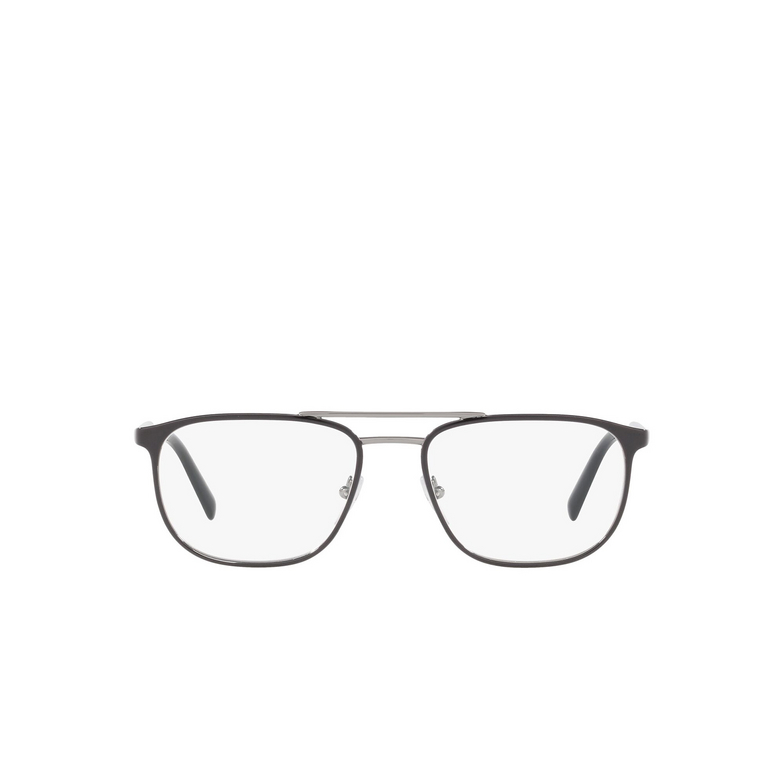 Prada CONCEPTUAL Eyeglasses YDC1O1 top black on gunmetal - 1/4