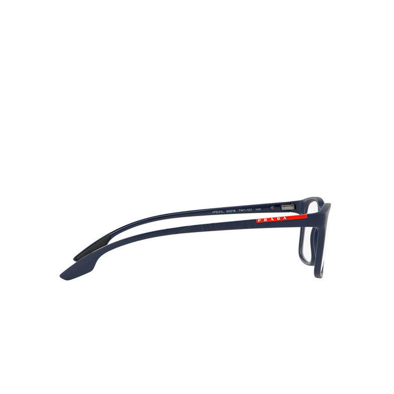 Prada Linea Rossa PS 01LV Eyeglasses TWY1O1 matte blue - 3/3