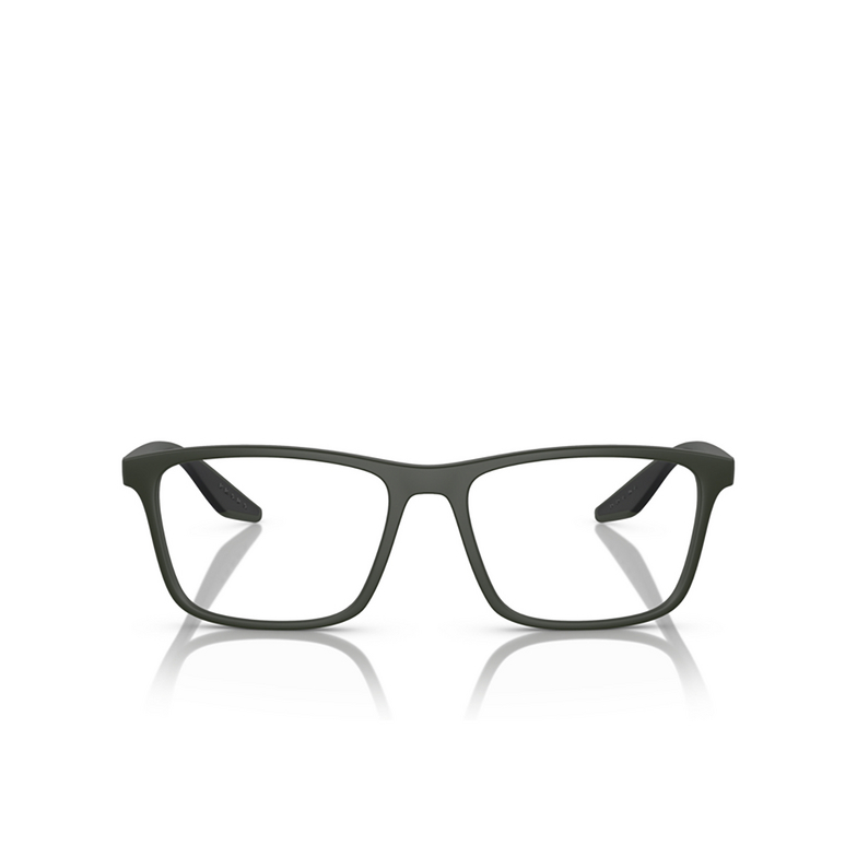 Prada Linea Rossa PS 01QV Eyeglasses 5361O1 matte green - 1/3