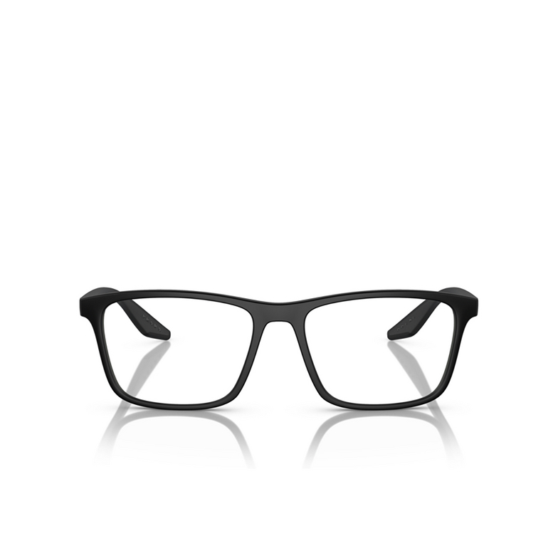 Prada Linea Rossa PS 01QV Eyeglasses DG01O1 black rubber - 1/3