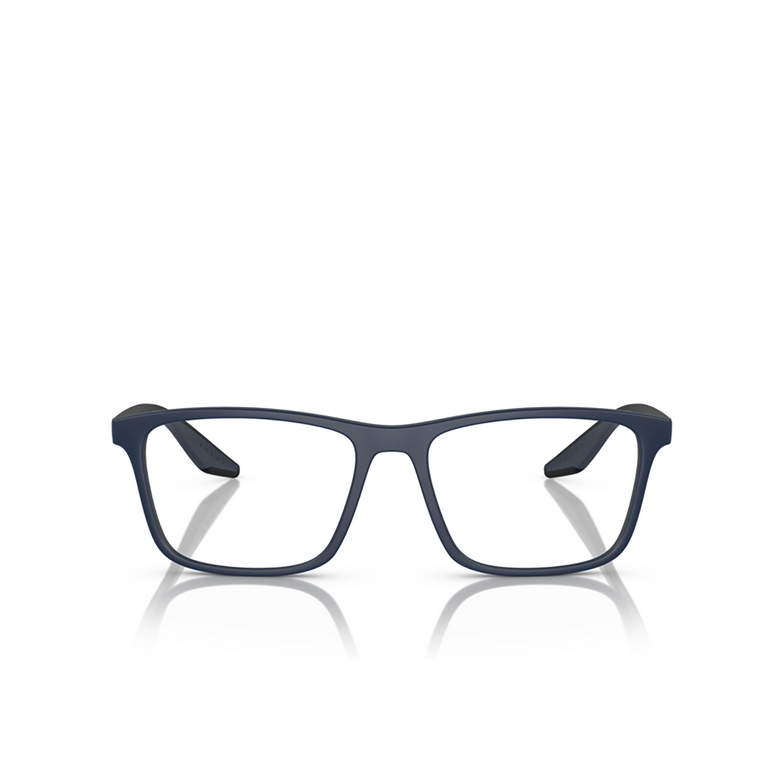Prada Linea Rossa PS 01QV Eyeglasses TFY1O1 blue rubber - 1/3