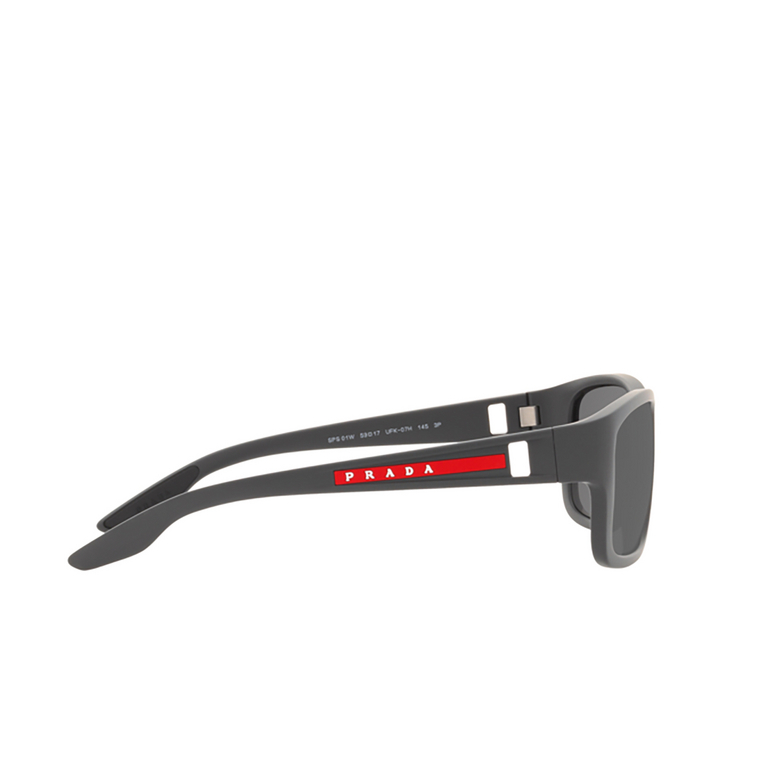 Prada Linea Rossa PS 01WS Sunglasses UFK07H grey rubber - 3/3