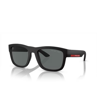 Prada Linea Rossa PS 01ZS Sunglasses DG002G black rubber - three-quarters view