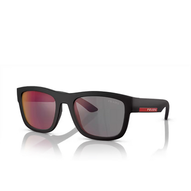 Prada Linea Rossa PS 01ZS Sunglasses DG008F black rubber - three-quarters view