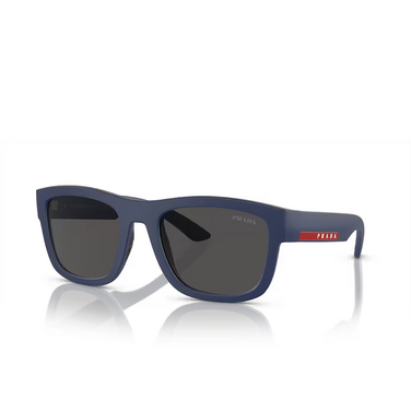 Prada Linea Rossa PS 01ZS Sunglasses TFY06F blue rubber - three-quarters view