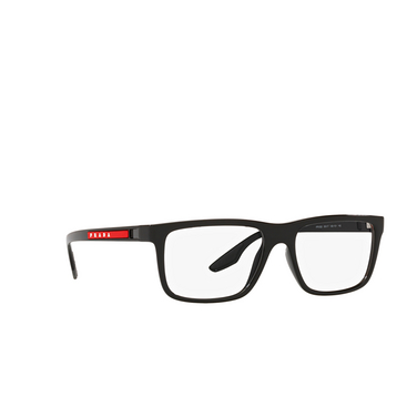 Prada Linea Rossa PS 02OV Eyeglasses 1AB1O1 black - three-quarters view