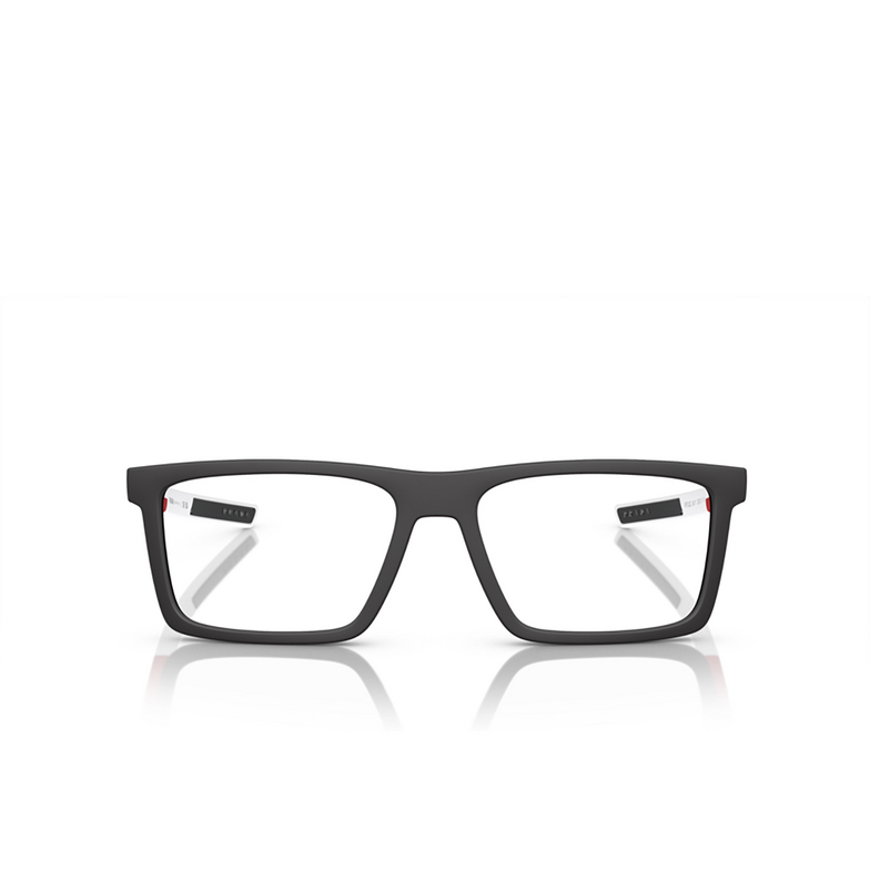 Prada Linea Rossa PS 02QV Eyeglasses DG01O1 black rubber - 1/3