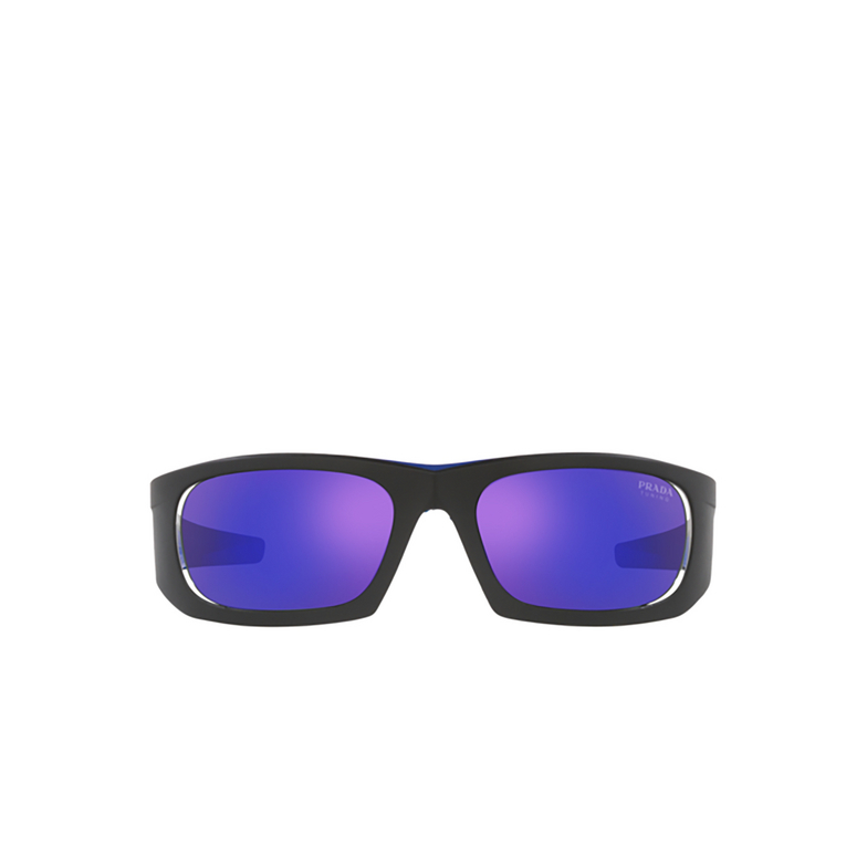 Prada Linea Rossa PS 02YS Sunglasses 16G05U matte black / blue - 1/3