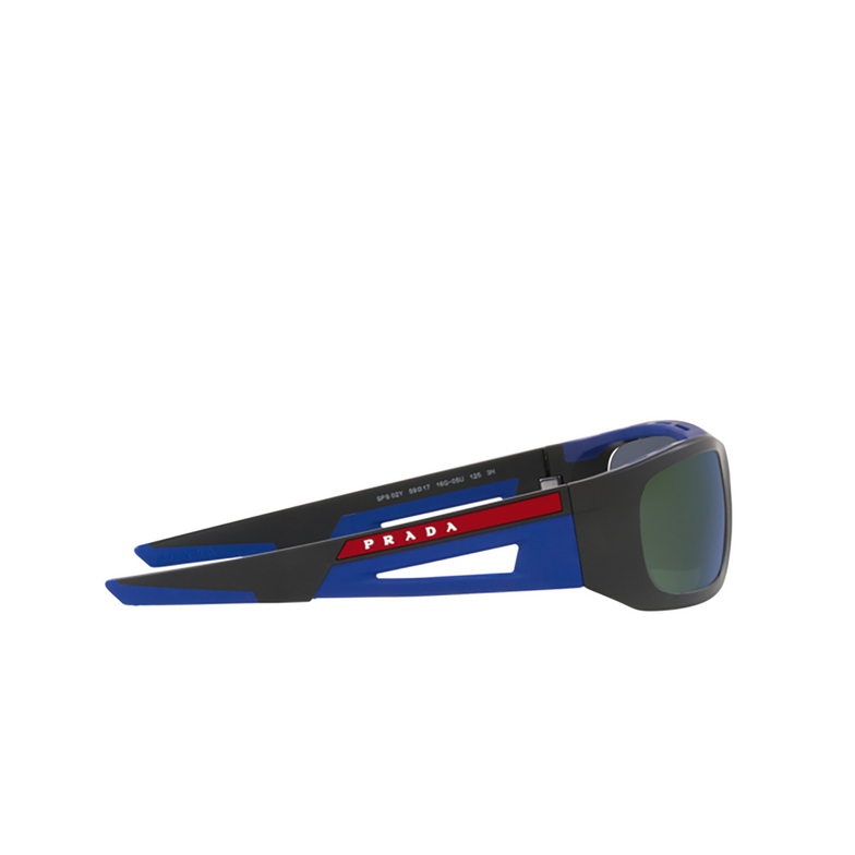 Prada Linea Rossa PS 02YS Sunglasses 16G05U matte black / blue - 3/3