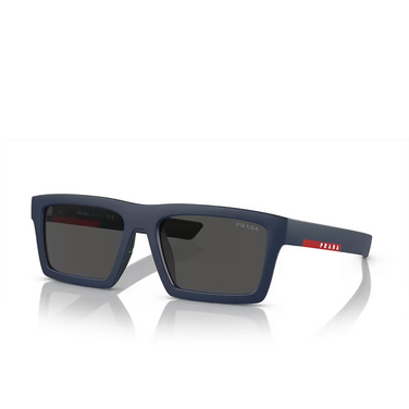 Prada Linea Rossa PS 02ZSU Sunglasses MAG06F matte blue - three-quarters view