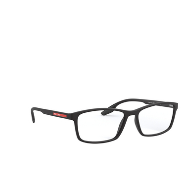 Prada Linea Rossa PS 04MV Korrektionsbrillen 1BO1O1 matte black - Dreiviertelansicht