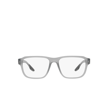 Prada Linea Rossa PS 04NV Eyeglasses 14C1O1 grey transparent rubber - front view