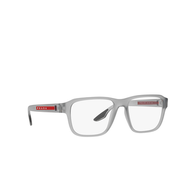 Prada Linea Rossa PS 04NV Korrektionsbrillen 14C1O1 grey transparent rubber - Dreiviertelansicht