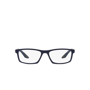 Prada Linea Rossa PS 04PV Eyeglasses U631O1 blue rubber - front view