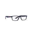 Prada Linea Rossa PS 04PV Eyeglasses U631O1 blue rubber - product thumbnail 2/3