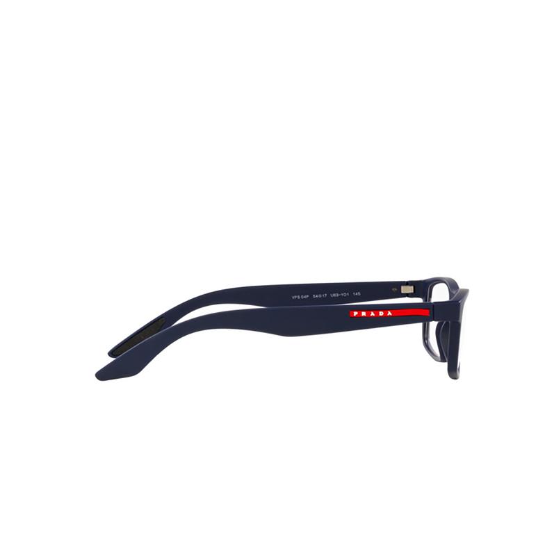 Prada Linea Rossa PS 04PV Eyeglasses U631O1 blue rubber - 3/3