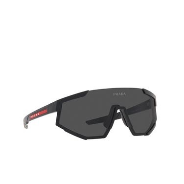 Prada Linea Rossa PS 04WS Sunglasses DG006F black rubber - three-quarters view