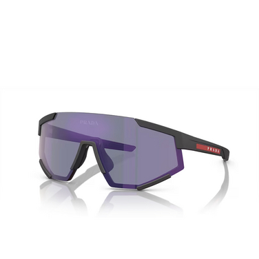 Prada Linea Rossa PS 04WS Sunglasses DG070A black rubber - three-quarters view