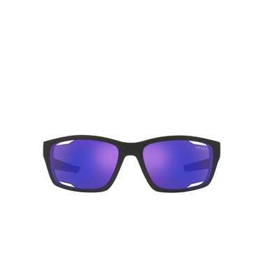 Prada Linea Rossa PS 04YS Sunglasses 16G05U matte black / blue - front view