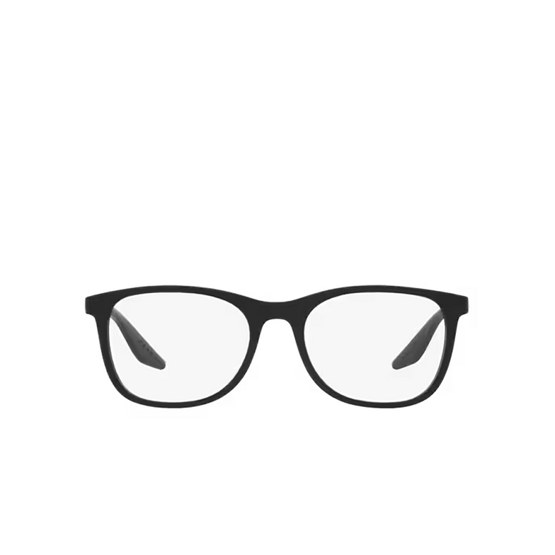 Prada Linea Rossa PS 05PV Eyeglasses DG01O1 black rubber - 1/3